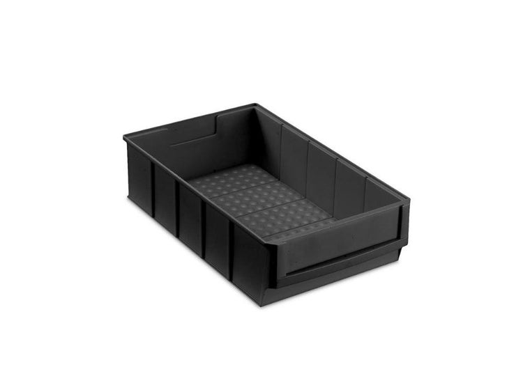 PROREGAL SuperSparSet 24 x Leitfähige Indurstriebox 300 B HxBxT 8,1 x 18,3 x 30 cm 3,4 Liter ESD Sortimentskasten