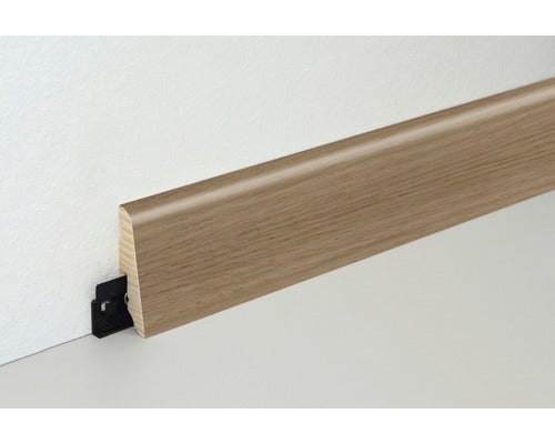 Sockelleiste Raucheiche invisible Natur furniert SU060L 19x58x2500 mm