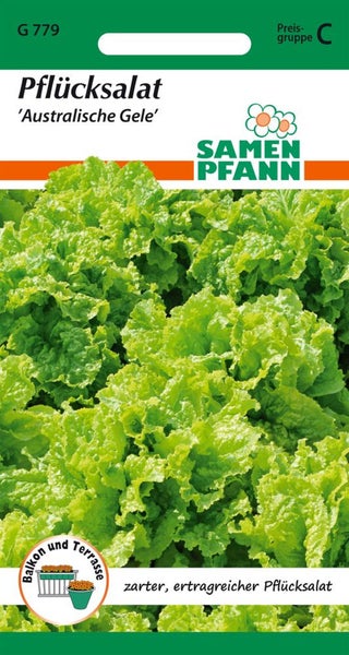 Samenpackung Pflücksalat 'Australische Gele'