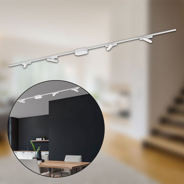 FULFILMENT ONLY Luxtrail 48V track system, set, 2m, white, 4x6W, T