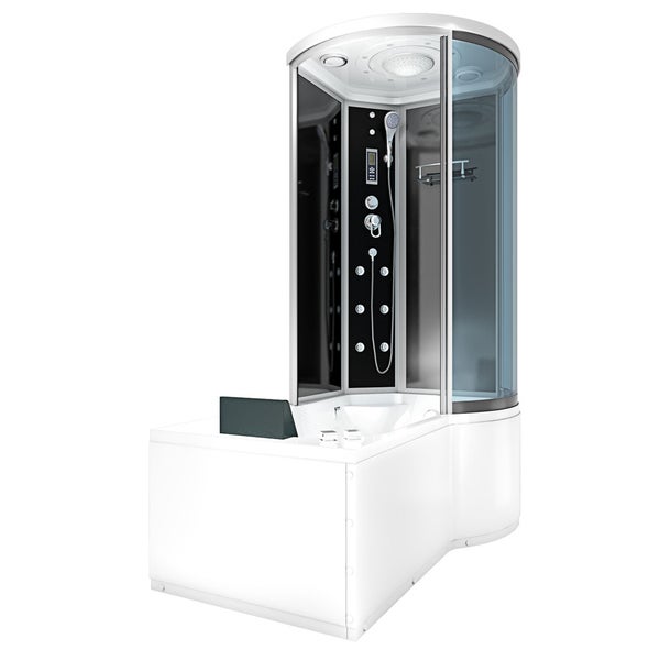 Whirlpool Wanne Duschkabine sw K55-L31-WP 170x100