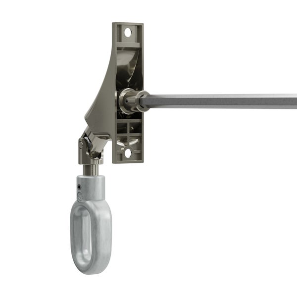 Wandhalterung mit Aufhängeöse für eine Kleiderstange