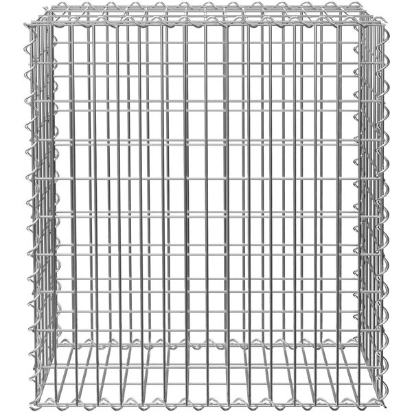 Gabione tectake  Drahtstärke 4 mm rechteckig grau
