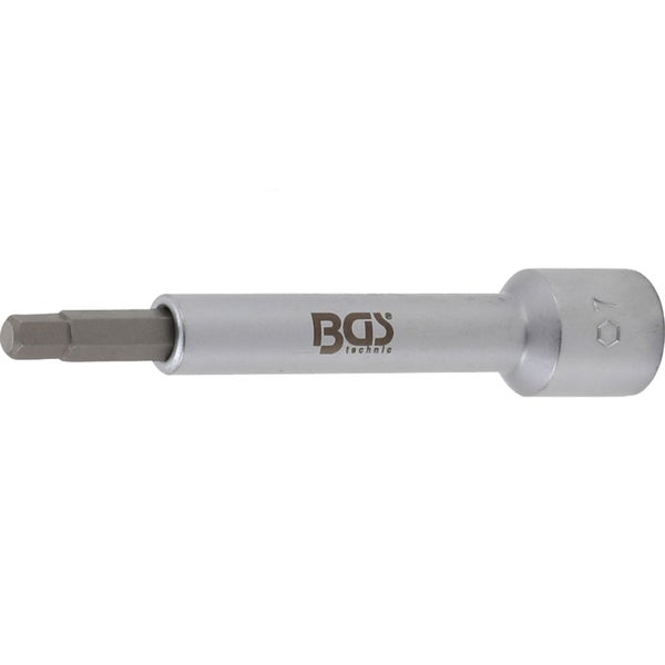 BGS Bit-Einsatz Antrieb Innenvierkant 12,5 mm (1/2) Innensechskant 7 mm - 2087-H7