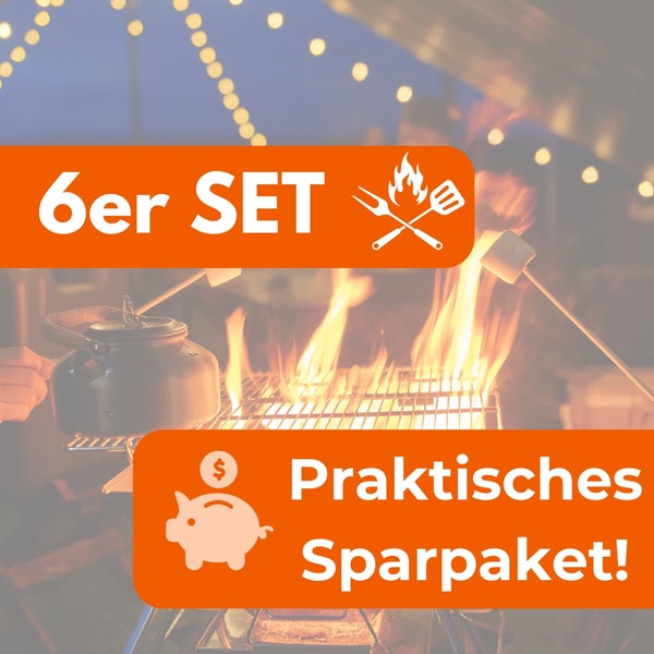 Sechser-Set Grillzubehör für einen gelungenen Grillabend