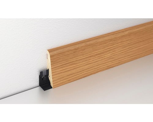 Sockelleiste Eiche furniert SU060L 19x58x2500 mm