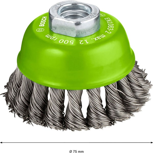 Bosch PRO Stainless Steel heavy Topfbürste 75 x 0,50 mm Gewinde - 2608622060