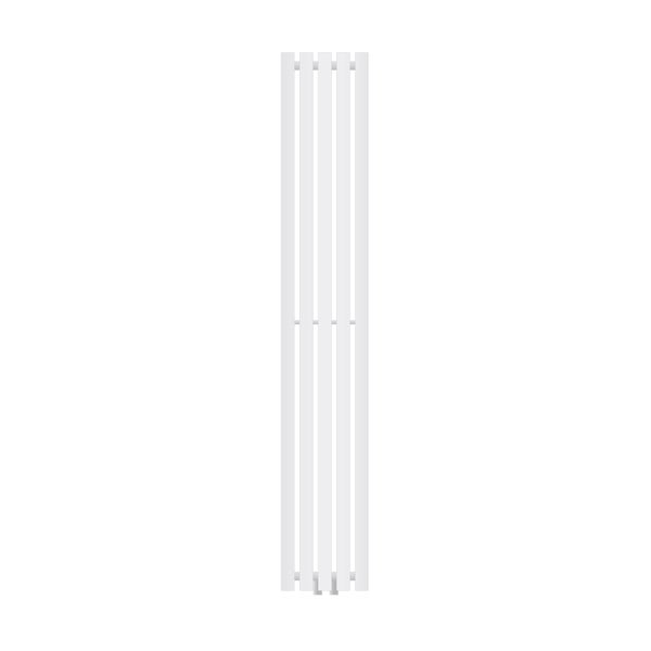 LuxeBath Designheizkörper Stella 1600 x 260 mm, Weiß, Paneelheizkörper mit Mittelanschluss, Einlagig, Flach, Vertikal, Badheizkörper Röhrenheizkörper Flachheizkörper Badezimmer Heizung Bad Wandheizung