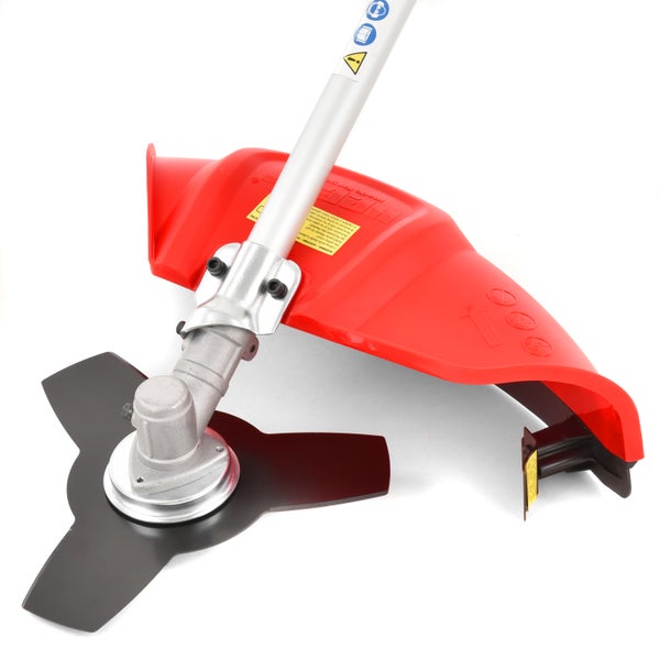 Freischneiderkopf mit drei Messern und Schutzvorrichtung