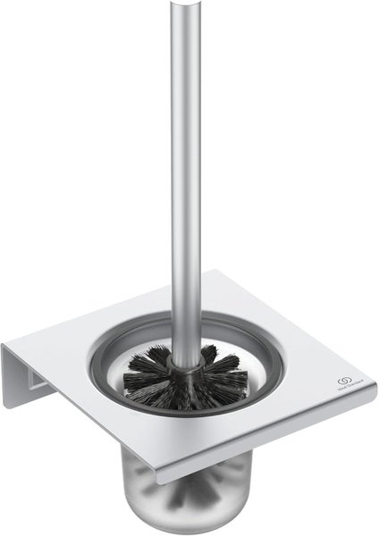 Wandmontierte WC-Garnitur mit Bürste