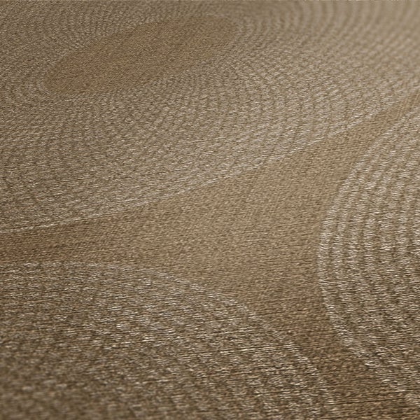 Nahaufnahme einer braunen Tapete mit Textur