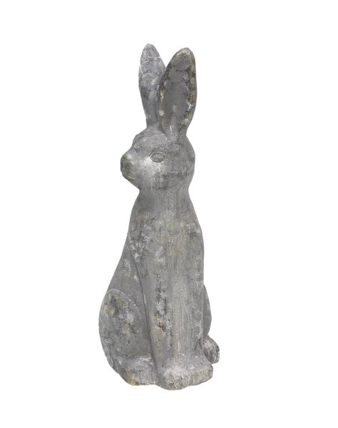 FRANK FLECHTWAREN | Hase Stone, groß, MAGNESIUMOXID, H: 52cm