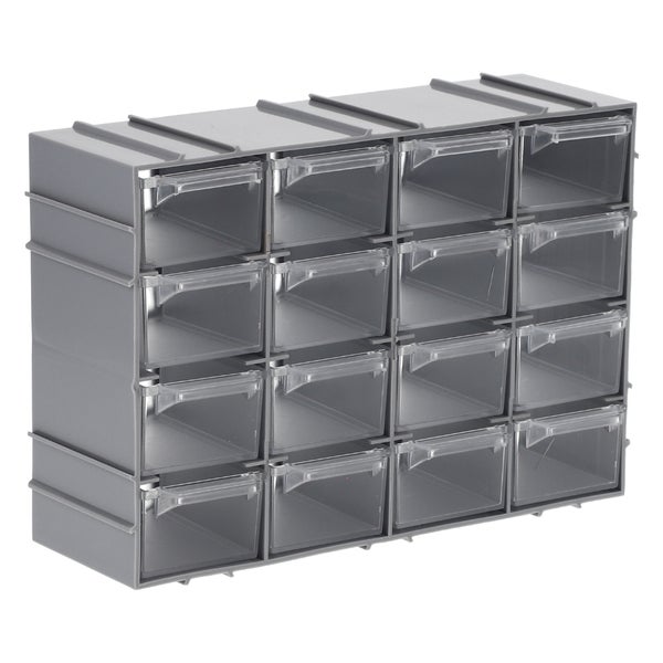 Sortimentskasten erweiterbar 16 Fach Sortierkasten Schubladen Organizer Kleinteilemagazin Sortimentsboxen