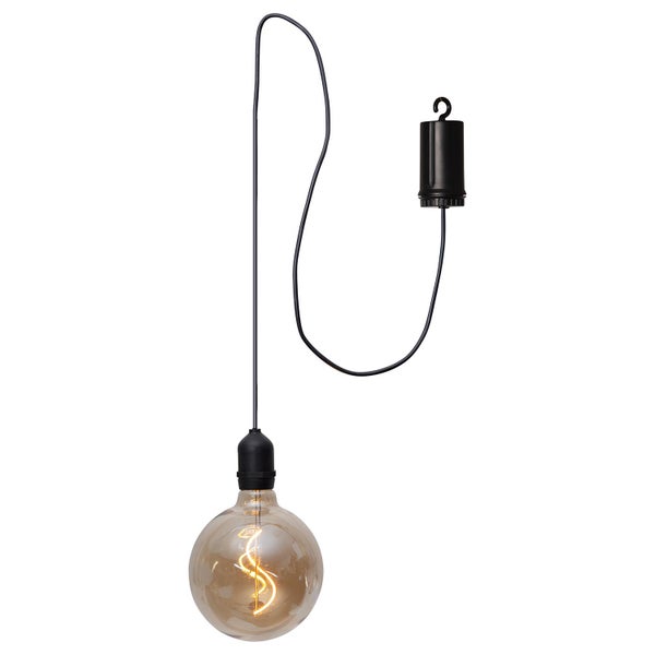 Pendelleuchte mit Fassung, Kabel und Leuchtmittel