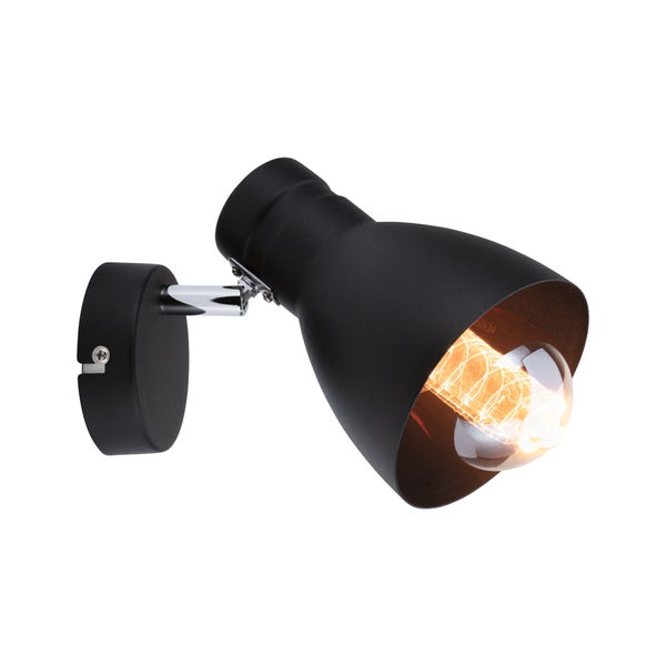 Spotlight Davy E27 230V max. 20W dimmbar Schwarz