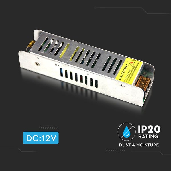 Metall-Netzteil mit Schutzart IP20 und 12 Volt Gleichstrom