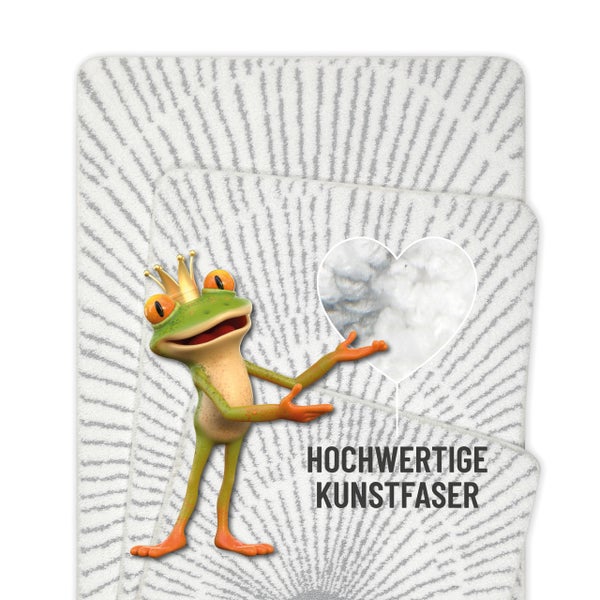 Badteppich Weiß Grau Jasbeer WECONhome Basics 70x120 cm