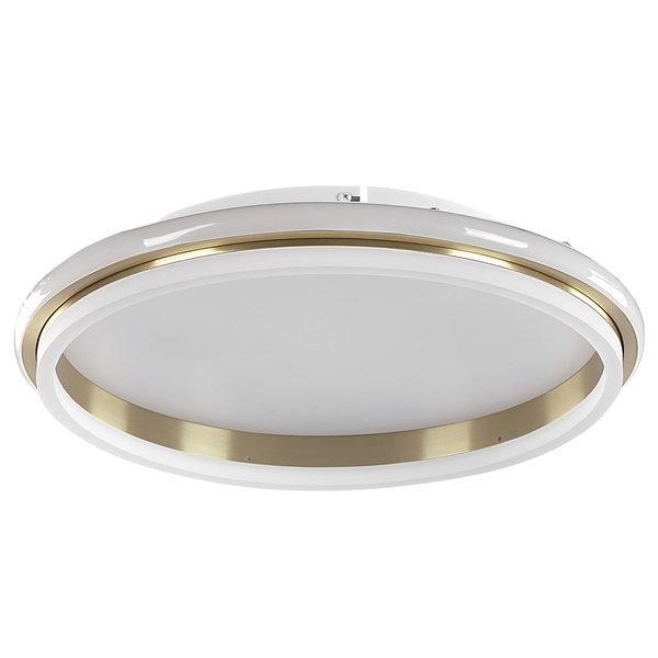 LED Deckenleuchte mit goldenem Ring