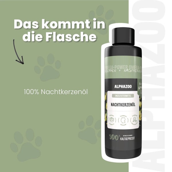 alphazoo Nachtkerzenöl für Hunde 250ml