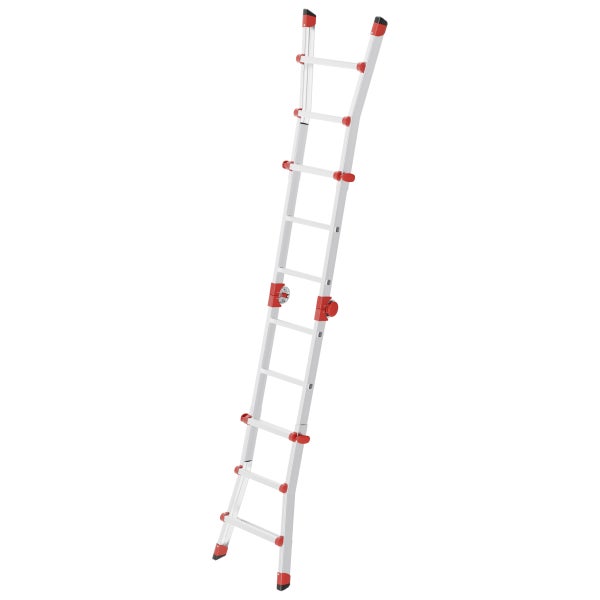 Hailo Aluminium Multifunktionsleiter M80 4x3 Sprossen