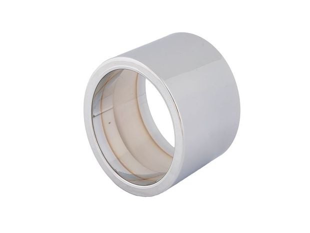 Zylindrische Chromhülse für Armaturen, poliert.