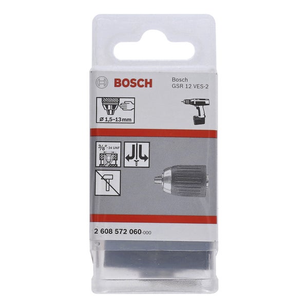 Bosch Schnellspannbohrfutter bis 13 mm, 2 bis 13 mm, 3/8 bis 24 - 2608572060