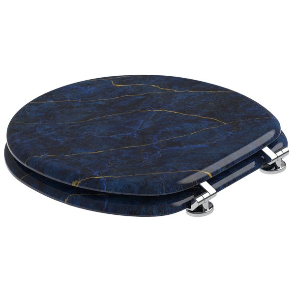 WC-Sitz Marmor Darkblue