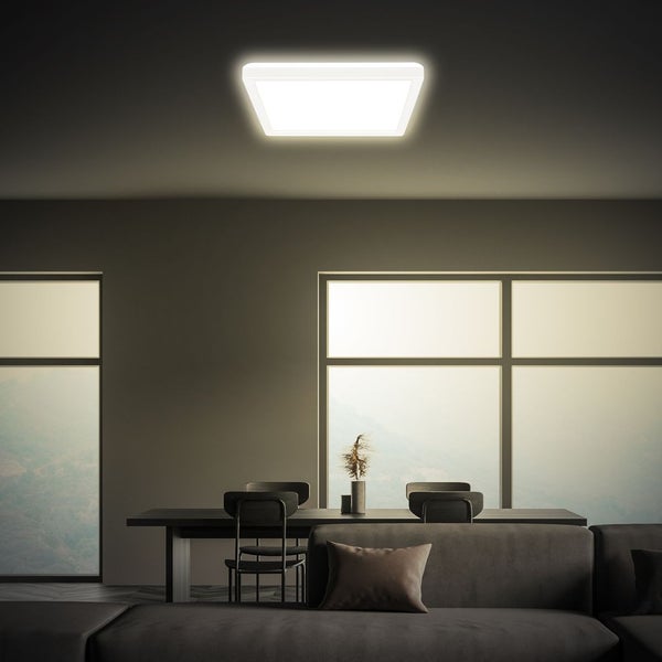 LED Deckenlampe LED Panel Deckenleuchte Flach Indirektes Licht Neutralweiß