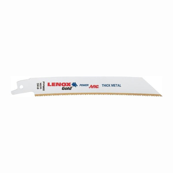 LENOX 5x Säbelsägeblatt Gold Länge 152 mm Breite 19 mm TIN TPI 14 - 21067614GR