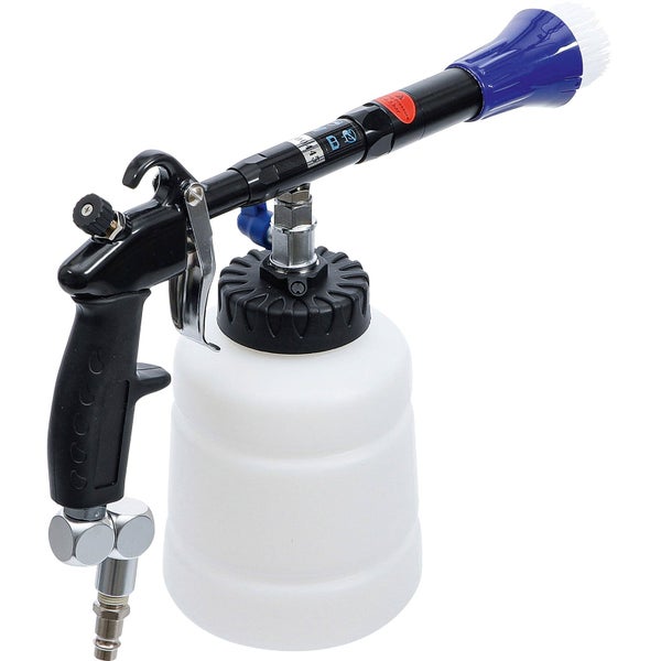 Reinigungspistole mit Behälter für die Autopflege
