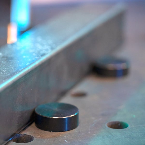 Magnet-Anschlag stapelbar 44 x 15 mm universell einsetzbar 4er Set