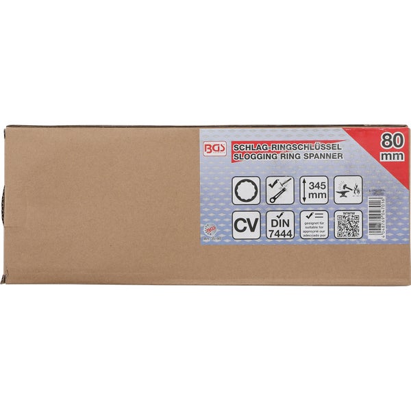 BGS Schlag-Ringschlüssel SW 80 mm - 35180