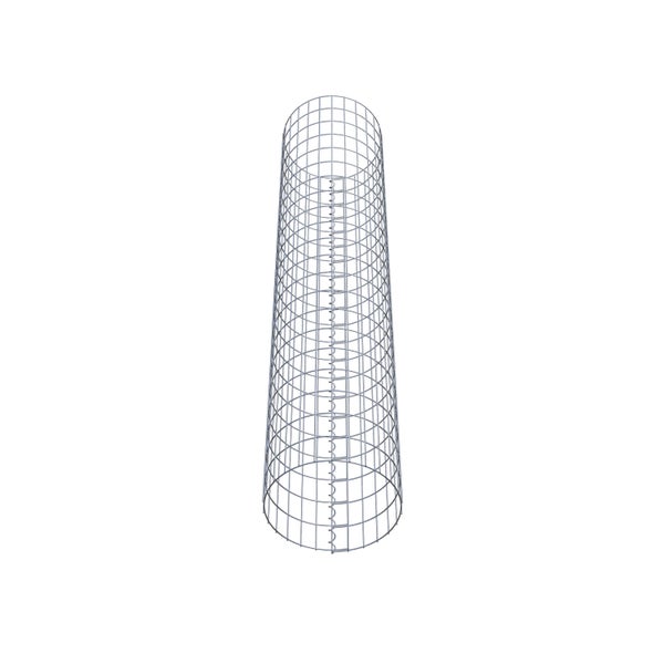 Gabionensäule Durchmesser 42 cm, MW 5 x 10 cm rund - Höhe: 2,10 m