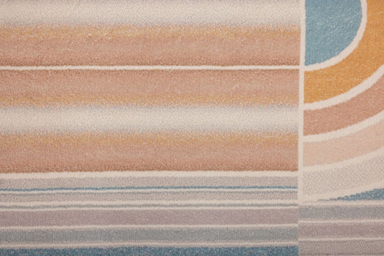 Farbenfrohe weiche Badematte Ariella Bunt 70x120 cm