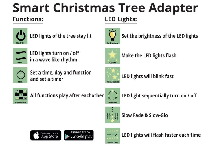 Künstlicher Weihnachtsbaum 3D  Merlin 210cm mit SMART LED Beleuchtung, Tannenbaum Christbaum Kunstbaum Dekobaum mit Metallständer