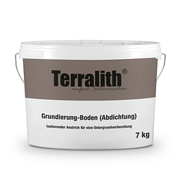 Terralith Grundierung-Boden (Abdichtung), isolierender Anstrich für Untergrundvorbereitung, 7 Kilogramm Eimer.