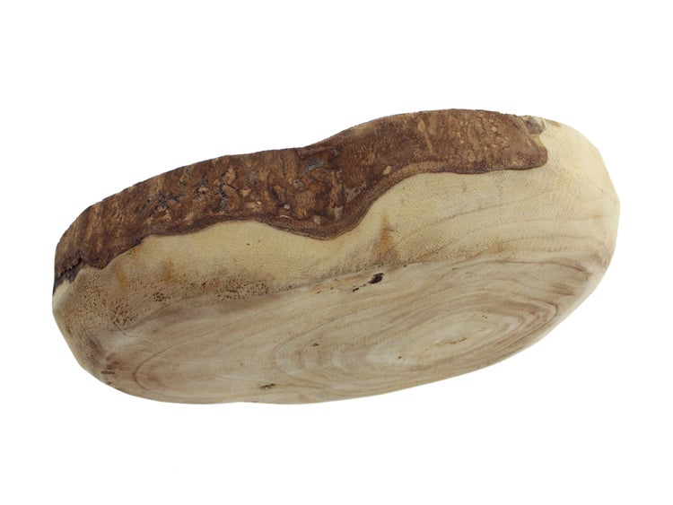 FRANK FLECHTWAREN | Schale Wood, HOLZ, ca. 30 x 26 x 7 cm, ohne Deko