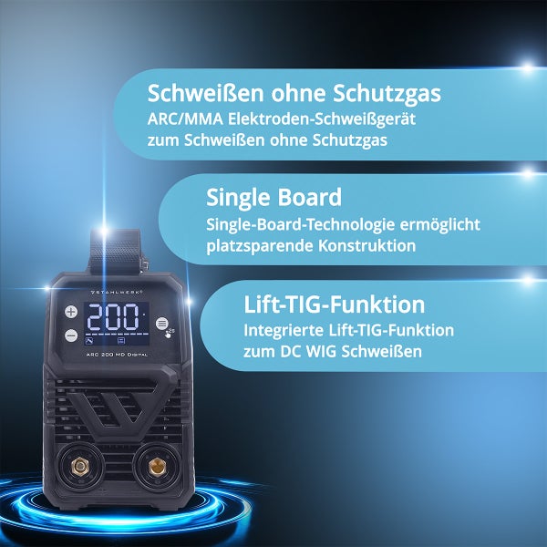 IGBT Technologie für erhöhten Wirkungsgrad bei reduziertem Stromverbrauch.