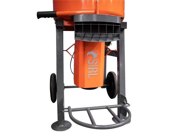 Betonmischer SIRL MH110 – 95 L Trommel, 1500 W Motor, Zwangsmischer mit 3 Rührarmen für Baustellen
