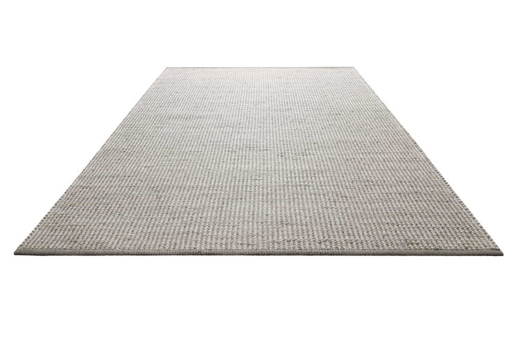 Kelim Teppich Grau Creme aus Jute & Wolle Toulouse Green Looop 130x190 cm