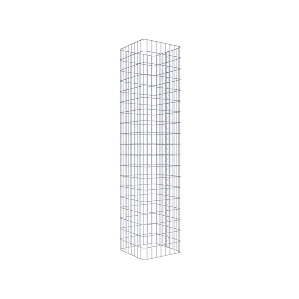 Gabionensäule 42 x 42 cm, MW 5 x 10 cm eckig - Höhe: 1,90 m