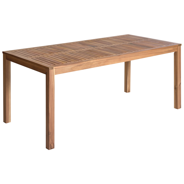 Gartentisch OMBRIANO 180 cm 90 cm zertifiziertes Akazienholz Hellbraun
