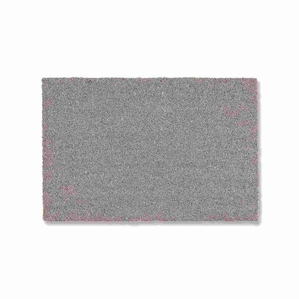 Rechteckige Fussmatte aus Textil