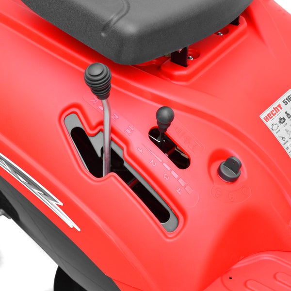 Detailansicht Bedienelemente eines Rasentraktors