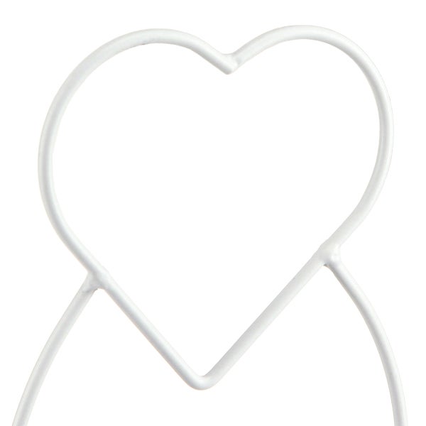 Herzförmiger Metallbilderhalter