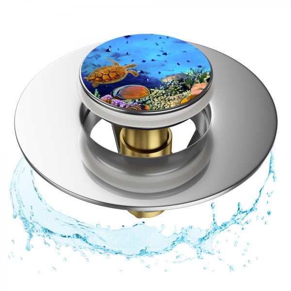 Pop-Up Waschbeckenstöpsel Ocean