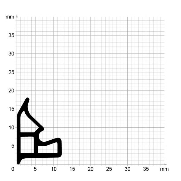 DIWARO. | Stahlzargendichtung SZ026 | weiß | 5 Meter