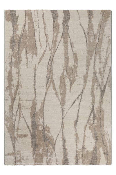 Kurzflor Teppich Creme Beige Fynn WECONhome 120x170 cm