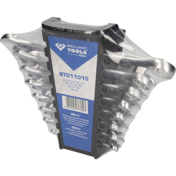 Brilliant Tools Ringmaulschlüssel Satz im Halter