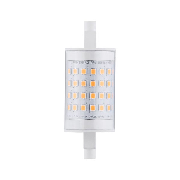 Standard 230V LED Stab R7s 78 mm 1055lm 9W 2700K Klar